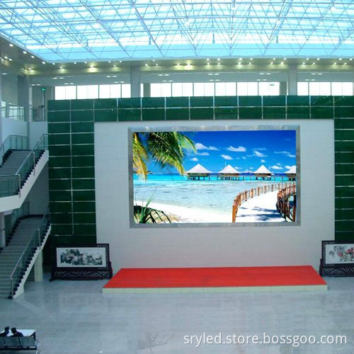 SRYLED cheap p4 indoor led exhibition display full xxx ved full color led digital signage display